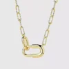Ana Luisa Blake : grand collier à chaîne en or