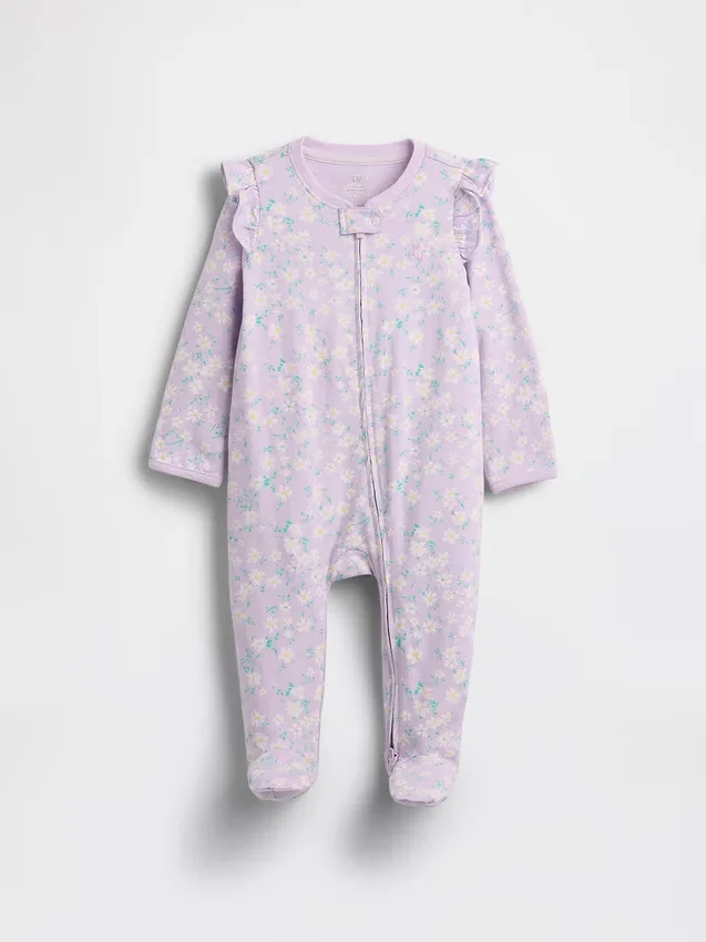 Baby First Favorites : Combinaison à pieds en coton bio