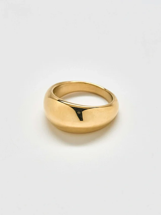 Bague bombée épaisse Admiral Row