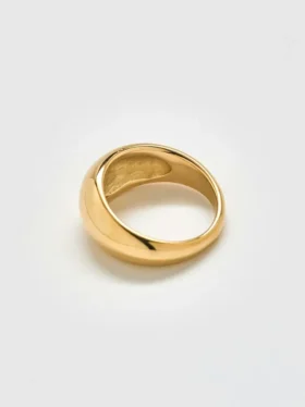 Bague bombée épaisse Admiral Row