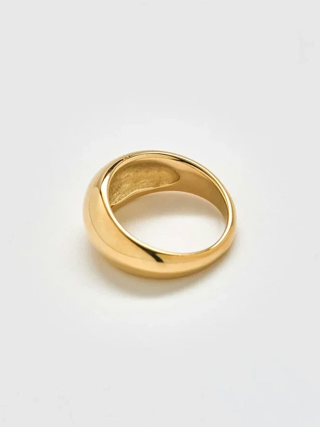 Bague bombée épaisse Admiral Row