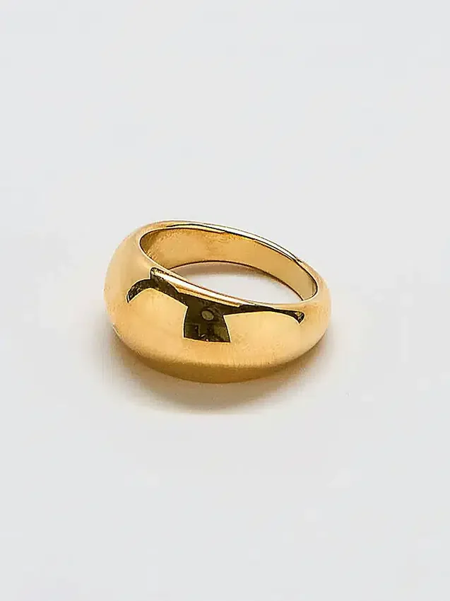 Bague bombée épaisse Admiral Row