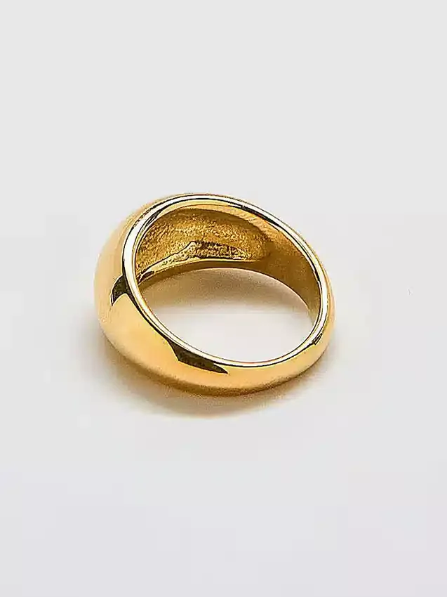 Bague bombée épaisse Admiral Row