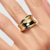 Bague Wade dorée Ana Luisa
