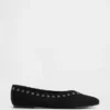 Ballerines en daim vegan