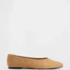 Ballerines en daim vegan