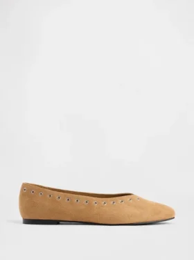 Ballerines en daim vegan