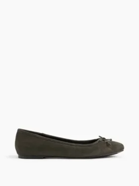 Ballerines en daim vegan