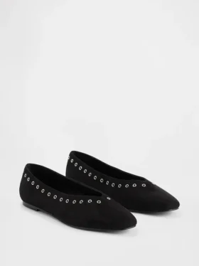 Ballerines en daim vegan