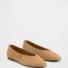 Ballerines en daim vegan