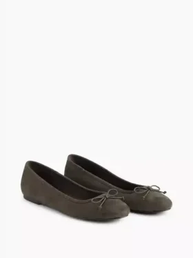 Ballerines en daim vegan