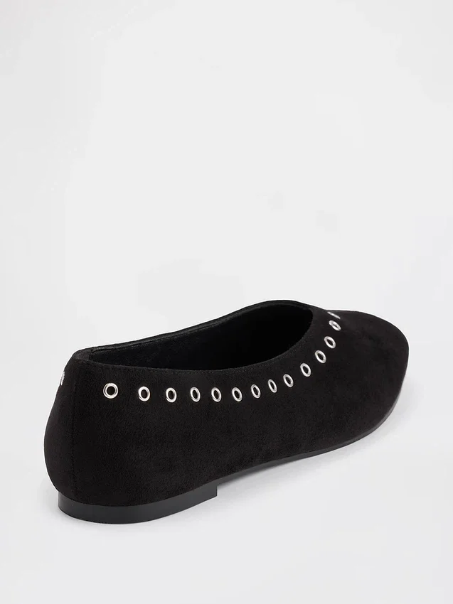Ballerines en daim vegan