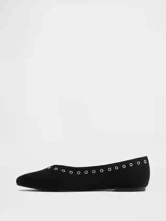 Ballerines en daim vegan