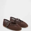 Ballerines Mary Jane en crochet pour enfants