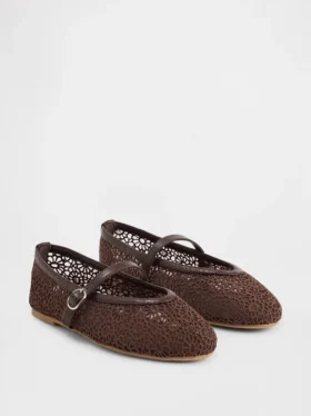 Ballerines Mary Jane en crochet pour enfants