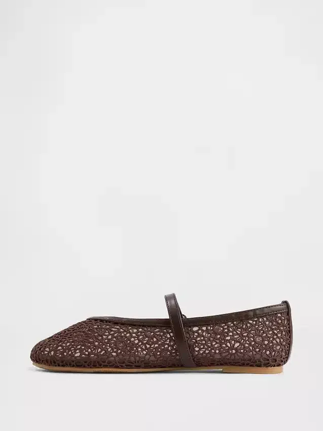 Ballerines Mary Jane en crochet pour enfants