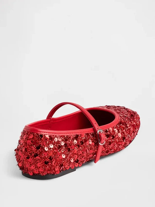 Ballerines à paillettes pour enfants