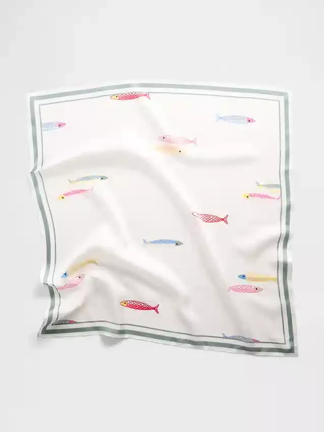 Bandana oversize 100 % soie