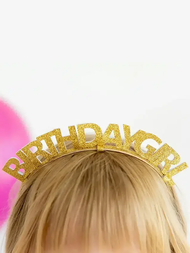 Bandeau « Birthday Girl » pour filles de Sweet Wink