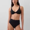 Bas de bikini taille haute