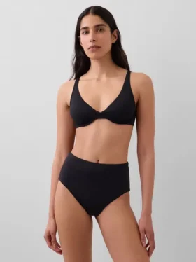 Bas de bikini taille haute
