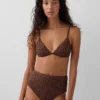 Bas de bikini taille haute