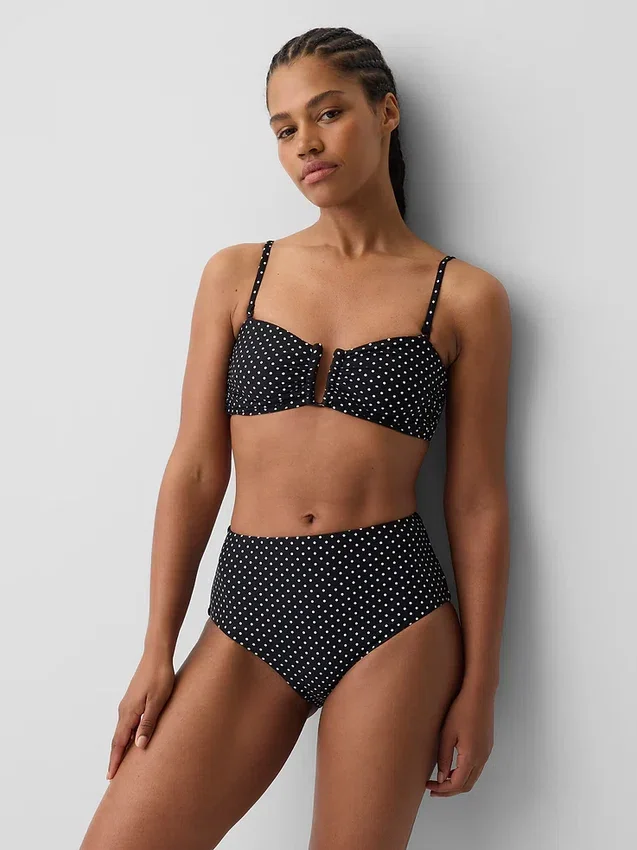 Bas de bikini taille haute