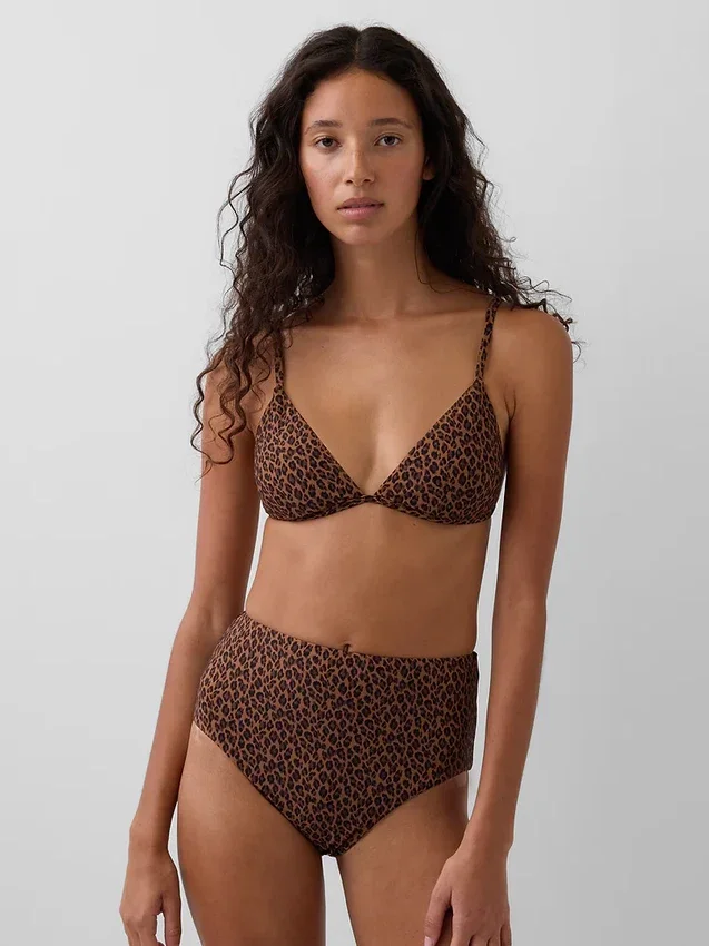 Bas de bikini taille haute