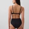 Bas de bikini taille haute