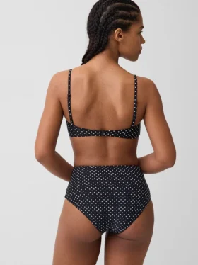 Bas de bikini taille haute