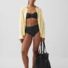 Bas de bikini taille haute