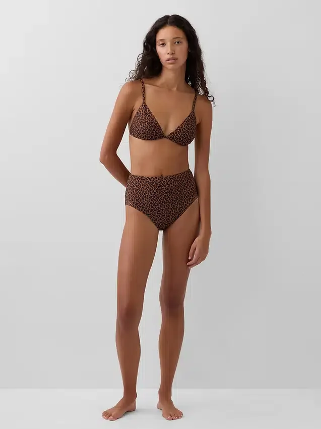 Bas de bikini taille haute