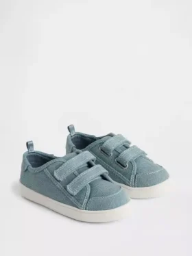 Baskets en toile denim pour tout-petits