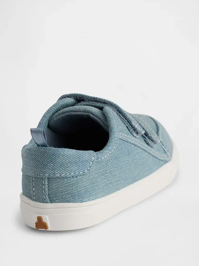 Baskets en toile denim pour tout-petits