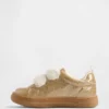 Baskets pailletées en fourrure vegan pour tout-petits