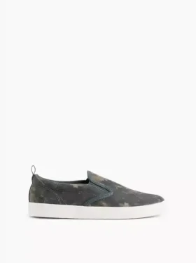 Baskets sans lacets en toile camouflage pour enfants
