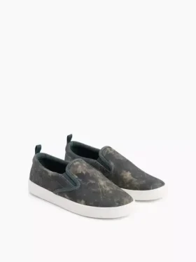 Baskets sans lacets en toile camouflage pour enfants