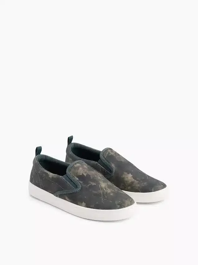 Baskets sans lacets en toile camouflage pour enfants
