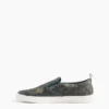 Baskets sans lacets en toile camouflage pour enfants