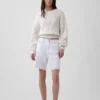 Bermuda ample ultra-doux à taille mi-haute de 8"