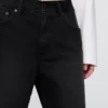 Bermuda en denim ample style années 90, taille mi-haute, 8"