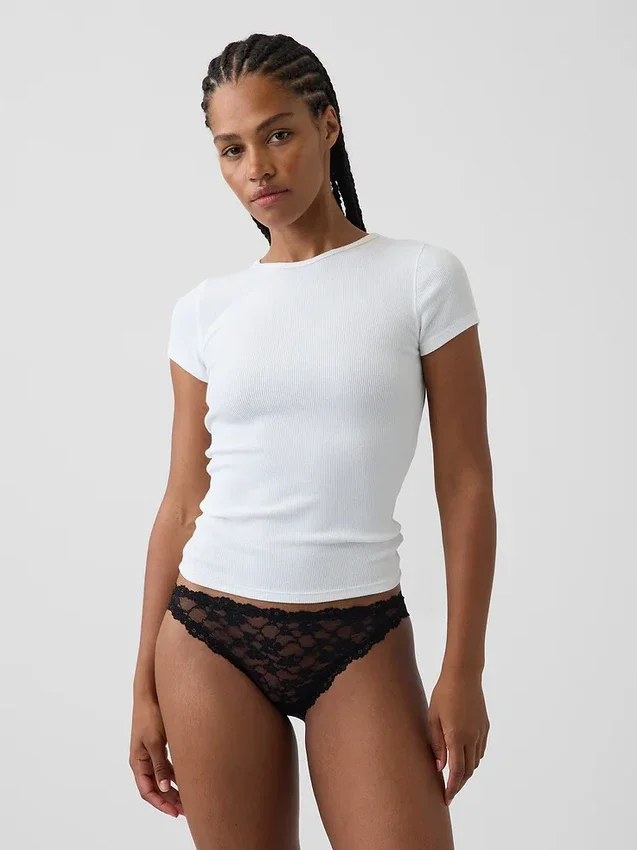 Bikini cheeky en dentelle