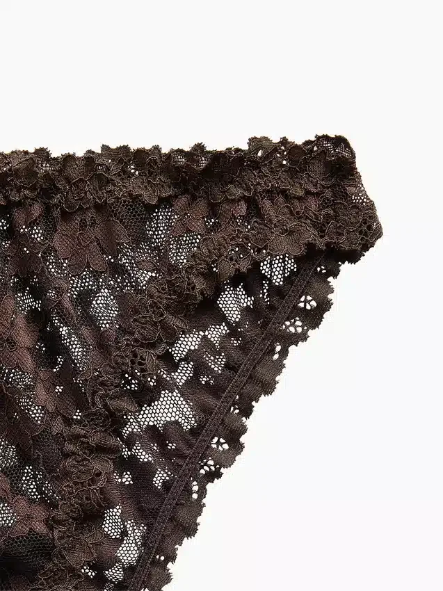 Bikini cheeky en dentelle