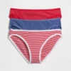 Bikini en coton bio extensible (lot de 3)