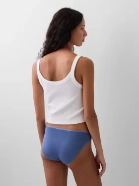 Bikini en coton bio extensible (lot de 3)