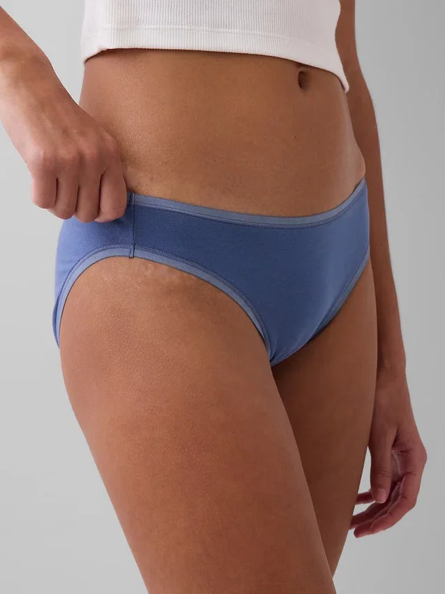 Bikini en coton bio extensible (lot de 3)