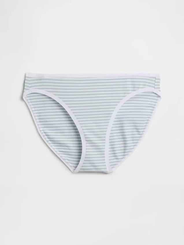 Bikini en coton bio extensible (lot de 3)