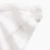 Bikini en coton stretch bio ultra-doux avec bordure en dentelle