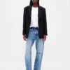 Blazer oversize en tissu bistretch