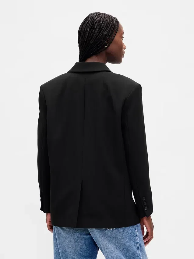 Blazer oversize en tissu bistretch